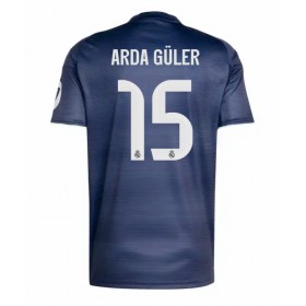 Pánské fotbalový oblečení Real Madrid Arda Guler #15 Venkovní košile 2025-26 Krátkým Rukávem